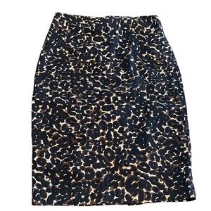 Grace Elements animal print pencil skirt size 4